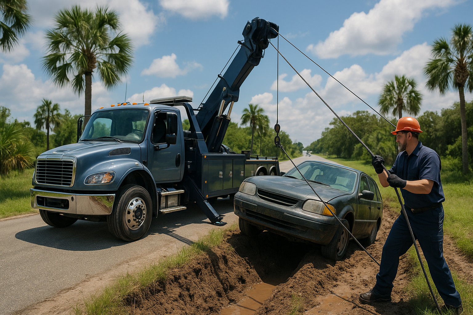 Winch-Out Recovery - Neddy Transport & Towing